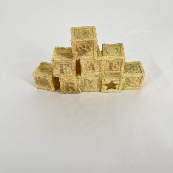 BOYD'S COLLECTION LTD.(2002/ Fairietots)‎ Collector's Resin "BLOCKS" Display - Picture 5 of 8